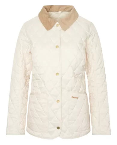 Giacca Donna bianca trapuntata LQU0475 ANNANDALE|BARBOUR