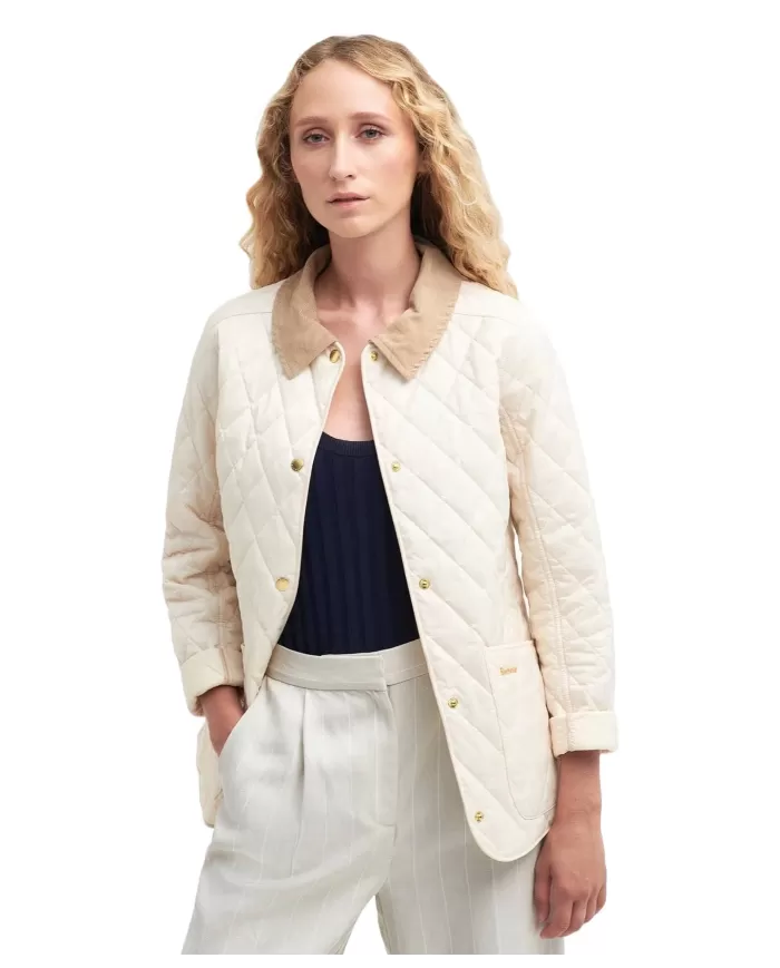 Giacca Donna bianca trapuntata LQU0475 ANNANDALE|BARBOUR Giacca Donna bianca trapuntata LQU0475 ANNANDALE|BARBOUR
