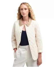 Giacca Donna bianca trapuntata LQU0475 ANNANDALE|BARBOUR