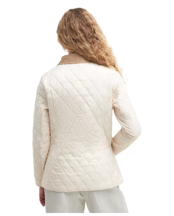 Giacca Donna bianca trapuntata LQU0475 ANNANDALE|BARBOUR