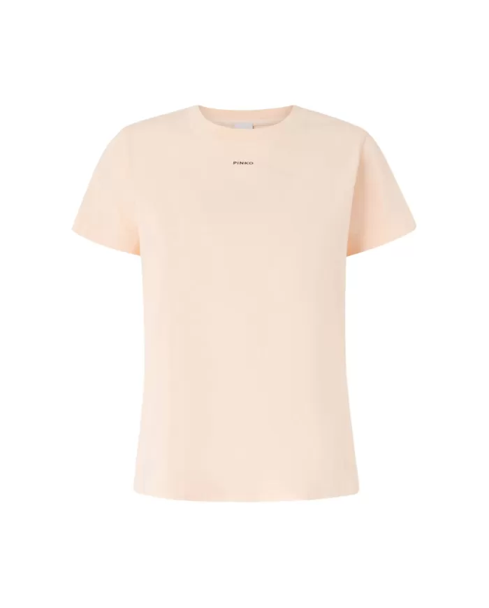 T-shirt Donna rosa in cotone 100373 A228 BASICA|PINKO T-shirt Donna rosa in cotone 100373 A228 BASICA|PINKO
