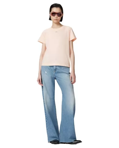 T-shirt Donna rosa in cotone 100373 A228 BASICA|PINKO T-shirt Donna rosa in cotone 100373 A228 BASICA|PINKO