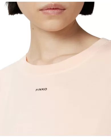 T-shirt Donna rosa in cotone 100373 A228 BASICA|PINKO T-shirt Donna rosa in cotone 100373 A228 BASICA|PINKO