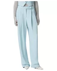 Pantalone Donna azzurro con pence 103235 A213 MONTANO|PINKO