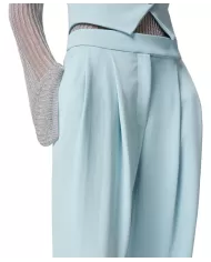 Pantalone Donna azzurro con pence 103235 A213 MONTANO|PINKO