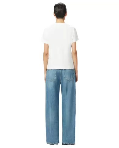 PINKO T-shirt Donna 103320 A2G7 NAMBRONE in cotone con logo ricamo gioiello Z05 BIANCO PINKO T-shirt Donna 103320 A2G7 NAMBRONE in cotone con logo ricamo gioiello Z05 BIANCO