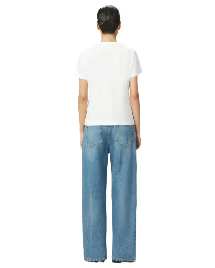 PINKO T-shirt Donna 103320 A2G7 NAMBRONE in cotone con logo