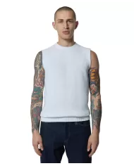 Gilet Uomo in cotone lavorato a maglia UMP25068GLRI CENUSCA|RICHMOND