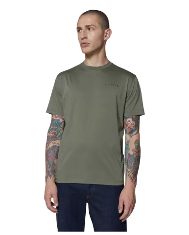 T-shirt Uomo verde militare in cotone UMP25154TSSDL HAMMA|RICHMOND T-shirt Uomo verde militare in cotone UMP25154TSSDL HAMMA|RICHMOND