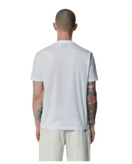 T-shirt Uomo bianca in cotone UMP25154TSSDL HAMMA|RICHMOND