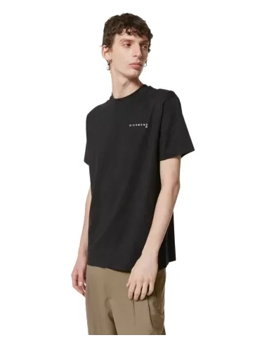 T-shirt Uomo nera in cotone UMP25154TSSDL HAMMA|RICHMOND T-shirt Uomo nera in cotone UMP25154TSSDL HAMMA|RICHMOND