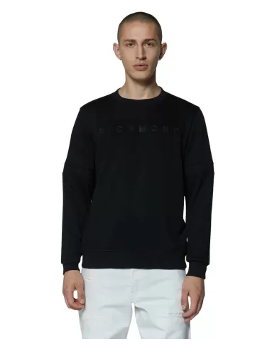 Felpa Uomo nera in cotone UMP25211FEOF CHILIS|RICHMOND Felpa Uomo nera in cotone UMP25211FEOF CHILIS|RICHMOND