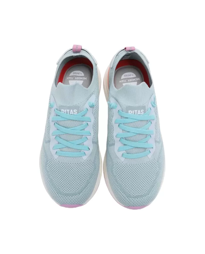 Sneakers Donna azzurro in tessuto elastico CUE|WALK IN PITAS