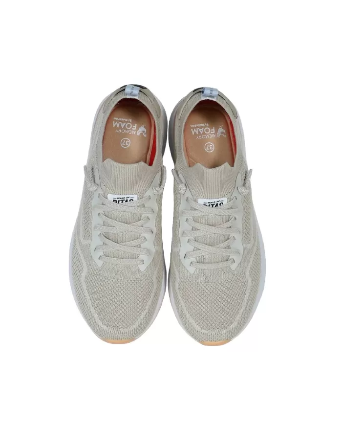 Sneakers Donna beige in tessuto elastico CUE|WALK IN PITAS