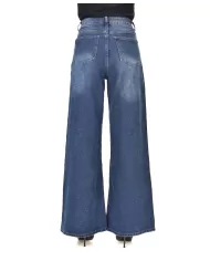 Jeans Donna stile palazzo a vita alta F31536|ADM