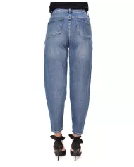 Jeans Donna slim con perle applicate F31587|ADM
