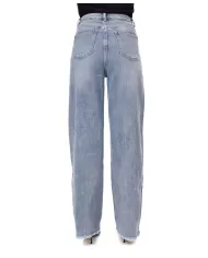 Jeans Donna stile palazzo con cinta abbinata F31675|ADM