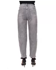 Jeans Donna grigio stile mom F31770|ADM