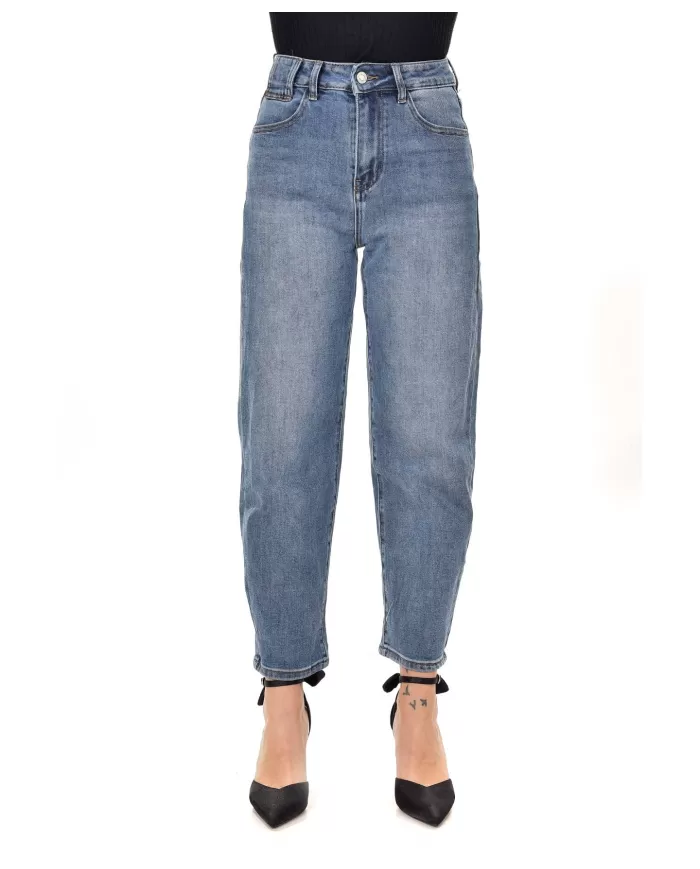 Jeans Donna stile MUM slim fit a vita alta F31770 |ADM Jeans Donna stile MUM slim fit a vita alta F31770 |ADM