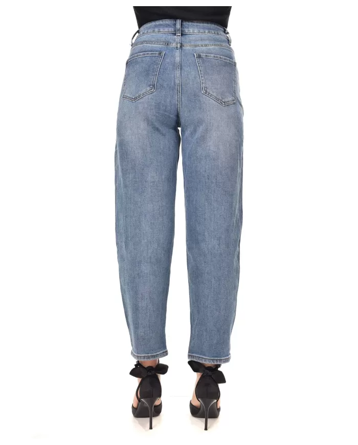 Jeans Donna stile MUM slim fit a vita alta F31770 |ADM Jeans Donna stile MUM slim fit a vita alta F31770 |ADM