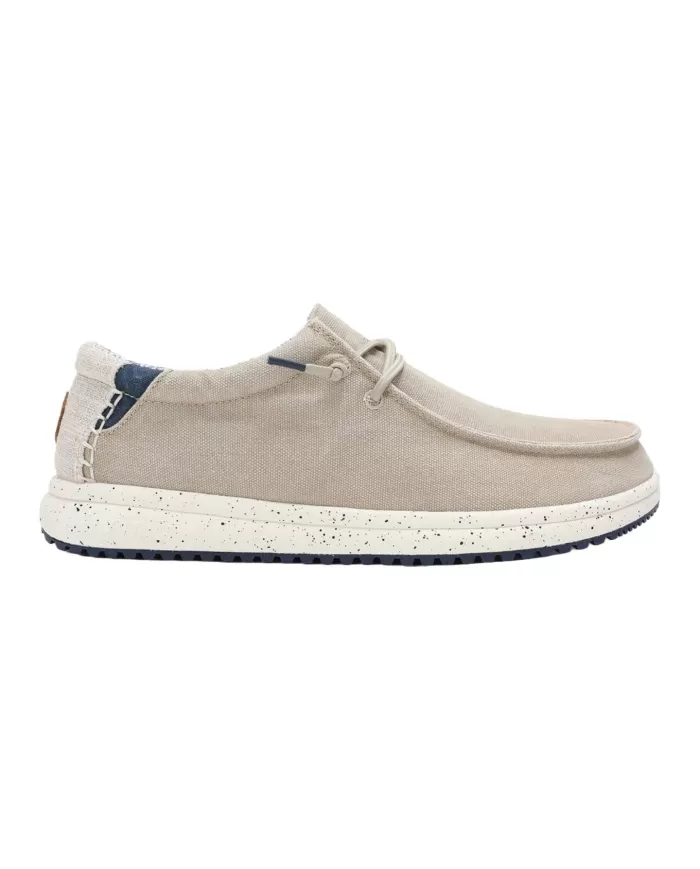 WALK IN PITAS Mocassino Uomo NIAS PE 2025 in cotone traspirate e resistente 57 BEIGE WALK IN PITAS Mocassino Uomo NIAS PE 2025 in cotone traspirate e resistente 57 BEIGE