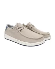 WALK IN PITAS Mocassino Uomo NIAS PE 2025 in cotone traspirate e resistente 57 BEIGE