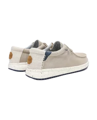 WALK IN PITAS Mocassino Uomo NIAS PE 2025 in cotone traspirate e resistente 57 BEIGE WALK IN PITAS Mocassino Uomo NIAS PE 2025 in cotone traspirate e resistente 57 BEIGE