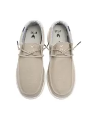 WALK IN PITAS Mocassino Uomo NIAS PE 2025 in cotone traspirate e resistente 57 BEIGE