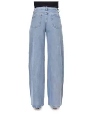 Jeans Donna slim stile palazzo con strass PK723|ADM