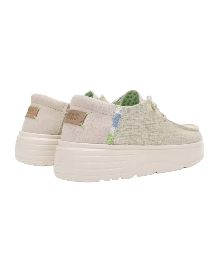 Mocassino Donna beige in tessuto POPPY WALLABI|WALK IN PITAS