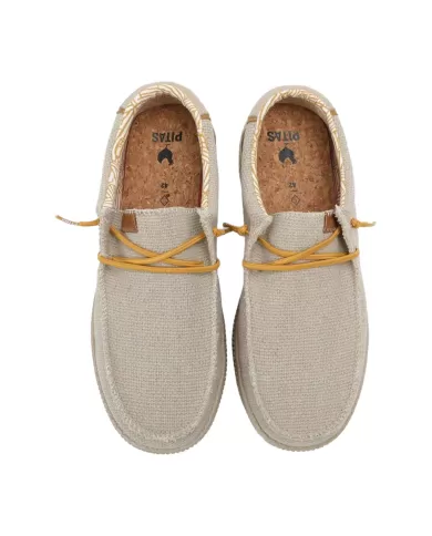 Mocassino Uomo sabbia suoletta in sughero STEVE WP150|WALK IN PITAS Mocassino Uomo sabbia suoletta in sughero STEVE WP150|WALK IN PITAS