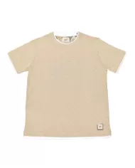 T-shirt Uomo beige in lino LIN VR0323|BOB