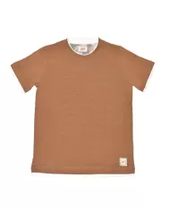 T-shirt Uomo tabacco in lino LIN VR0323|BOB