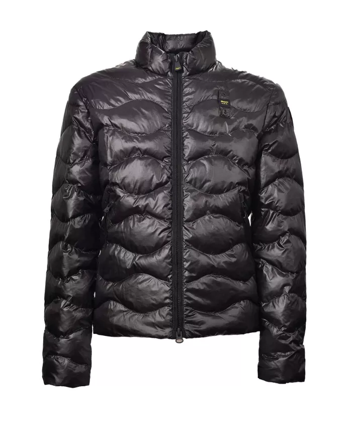 Giubbotto Uomo nero ad ondina 25SBLUC02229 005958 GUILD|BLAUER Giubbotto Uomo nero ad ondina 25SBLUC02229 005958 GUILD|BLAUER