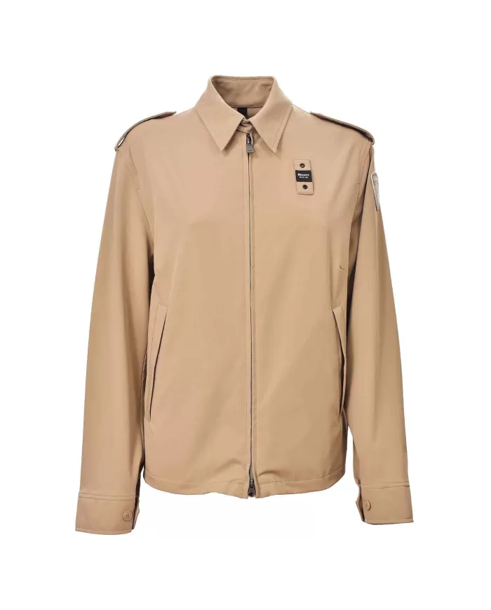 Giubbino Donna beige stile militare 25SBLDC04333 007109 FLAVIA|BLAUER Giubbino Donna beige stile militare 25SBLDC04333 007109 FLAVIA|BLAUER