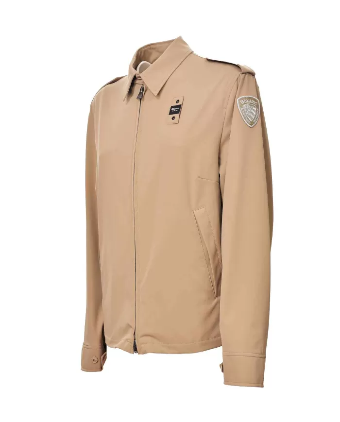 Giubbino Donna beige stile militare 25SBLDC04333 007109 FLAVIA|BLAUER Giubbino Donna beige stile militare 25SBLDC04333 007109 FLAVIA|BLAUER