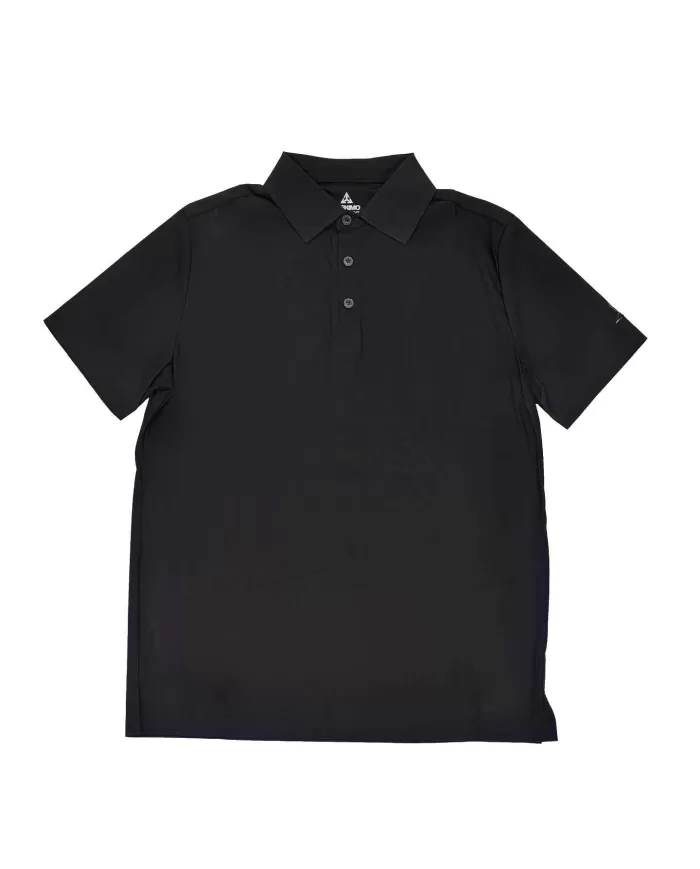 Polo Uomo nera con logo HE841001 OXFORD|HESKIMO Polo Uomo nera con logo HE841001 OXFORD|HESKIMO