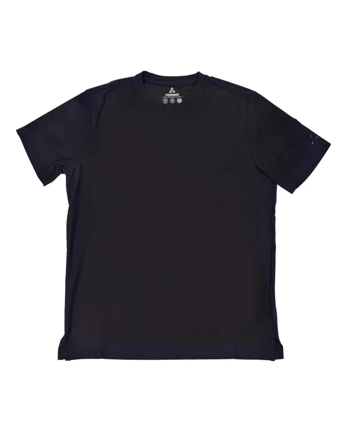 T-shirt Uomo nera con logo HE841005 OXFORD |HESKIMO T-shirt Uomo nera con logo HE841005 OXFORD |HESKIMO