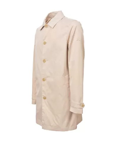 Trench Uomo sabbia in cotone HE844011|HESKIMO Trench Uomo sabbia in cotone HE844011|HESKIMO