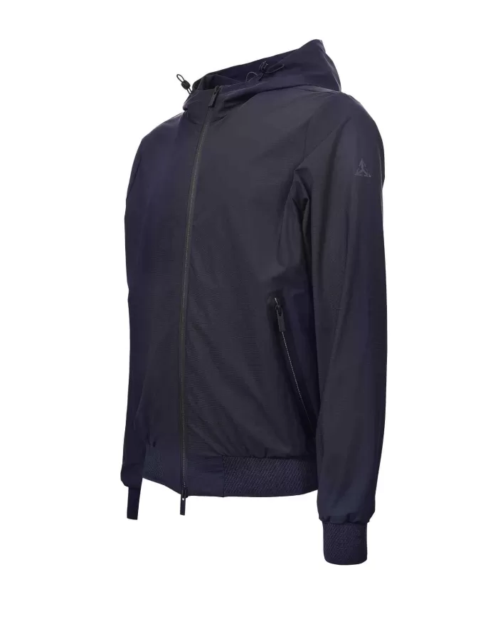 Bomber Uomo blu con cappuccio HE844017|HESKIMO Bomber Uomo blu con cappuccio HE844017|HESKIMO