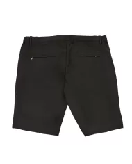 Bermuda Uomo nero con tasche posteriori chiusura zip HE845201|HESKIMO