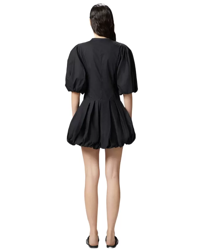 Abito Donna nero con maniche e gonna a palloncino 105212 A2LD|PINKO Abito Donna nero con maniche e gonna a palloncino 105212 A2LD|PINKO
