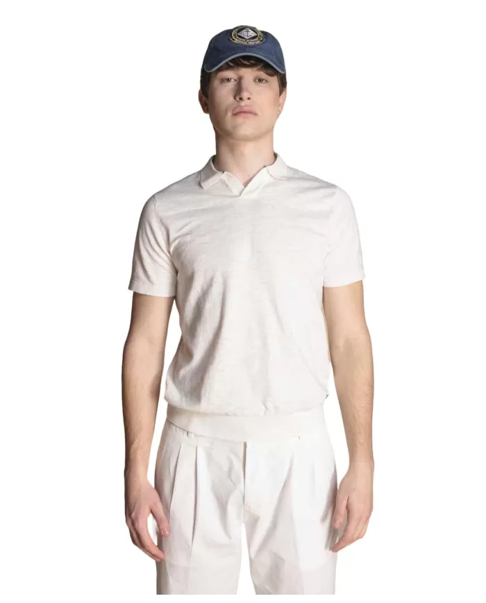 Polo Uomo bianca in cotone CLARK SLB|IMPURE Polo Uomo bianca in cotone CLARK SLB|IMPURE