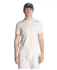 Polo Uomo bianca in cotone CLARK SLB|IMPURE