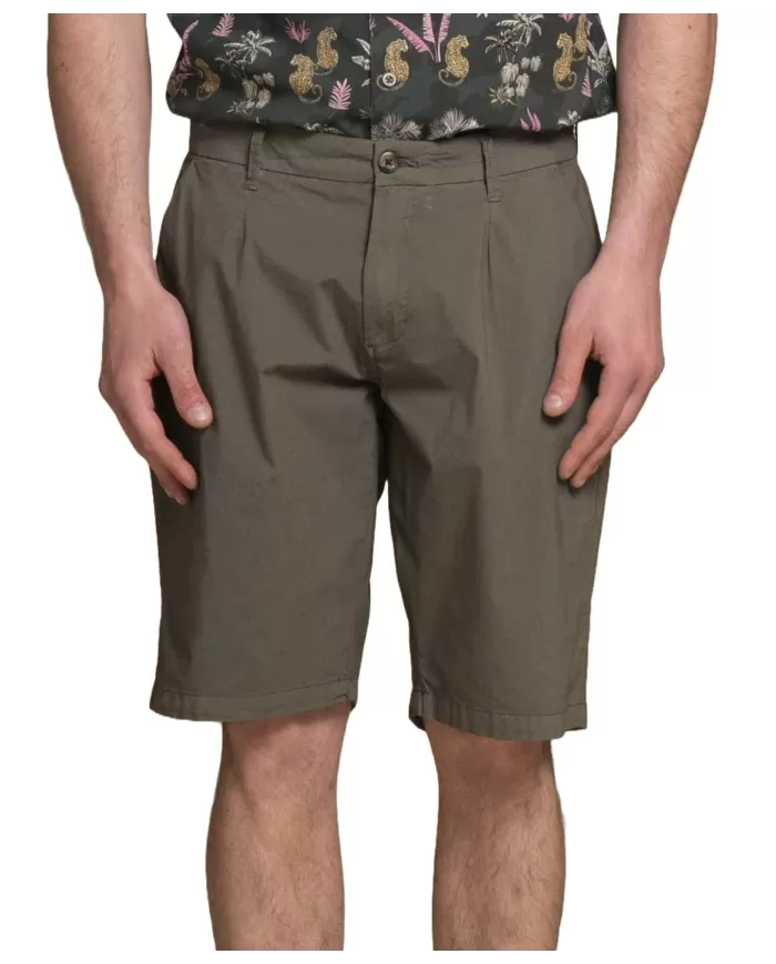 Short Uomo verde militare in cotone KURT POP|IMPURE Short Uomo verde militare in cotone KURT POP|IMPURE