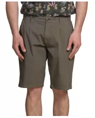 Short Uomo verde militare in cotone KURT POP|IMPURE