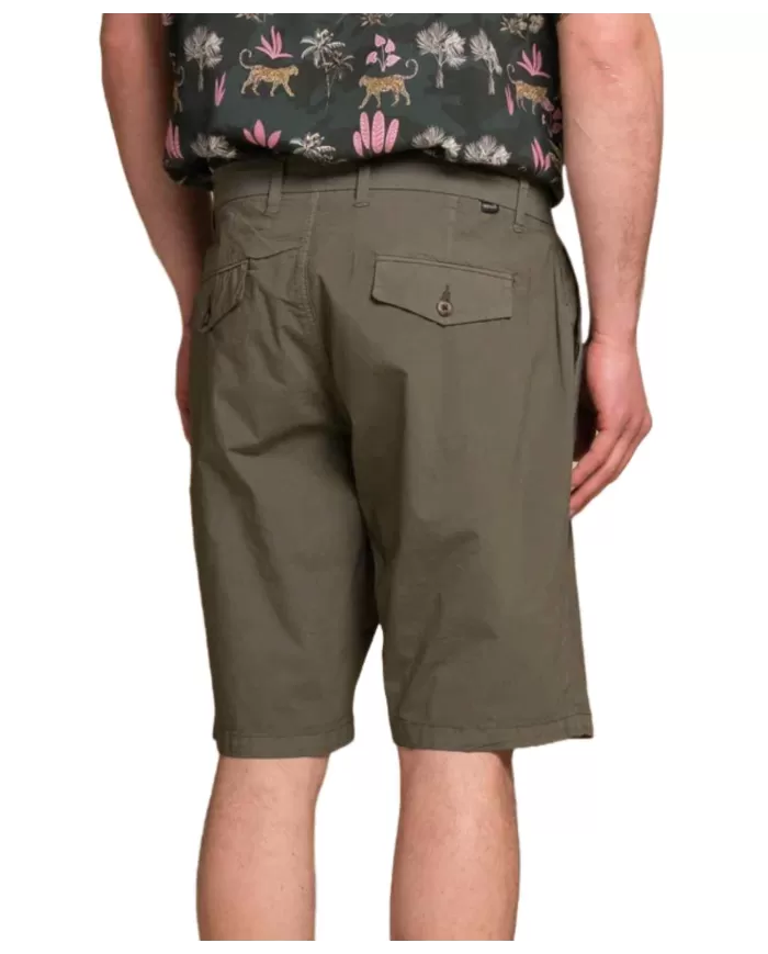 Short Uomo verde militare in cotone KURT POP|IMPURE Short Uomo verde militare in cotone KURT POP|IMPURE