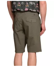 Short Uomo verde militare in cotone KURT POP|IMPURE