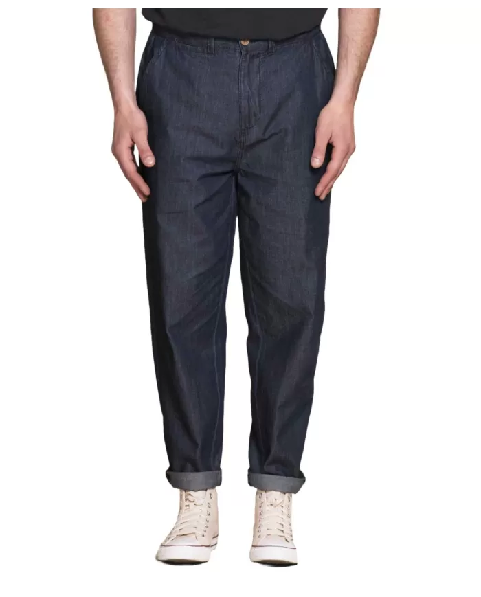 Pantalone Uomo blu scuro in cotone MILES CMB|IMPURE Pantalone Uomo blu scuro in cotone MILES CMB|IMPURE