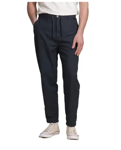 Pantalone Uomo blu in lino MILES MLN|IMPURE Pantalone Uomo blu in lino MILES MLN|IMPURE